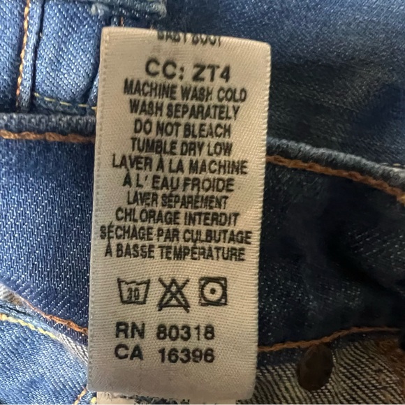 LUCKY BRAND Denim Charlie Baby Boot Patterson Wash Bootcut Jeans Size 4 / 27 - Picture 10 of 12